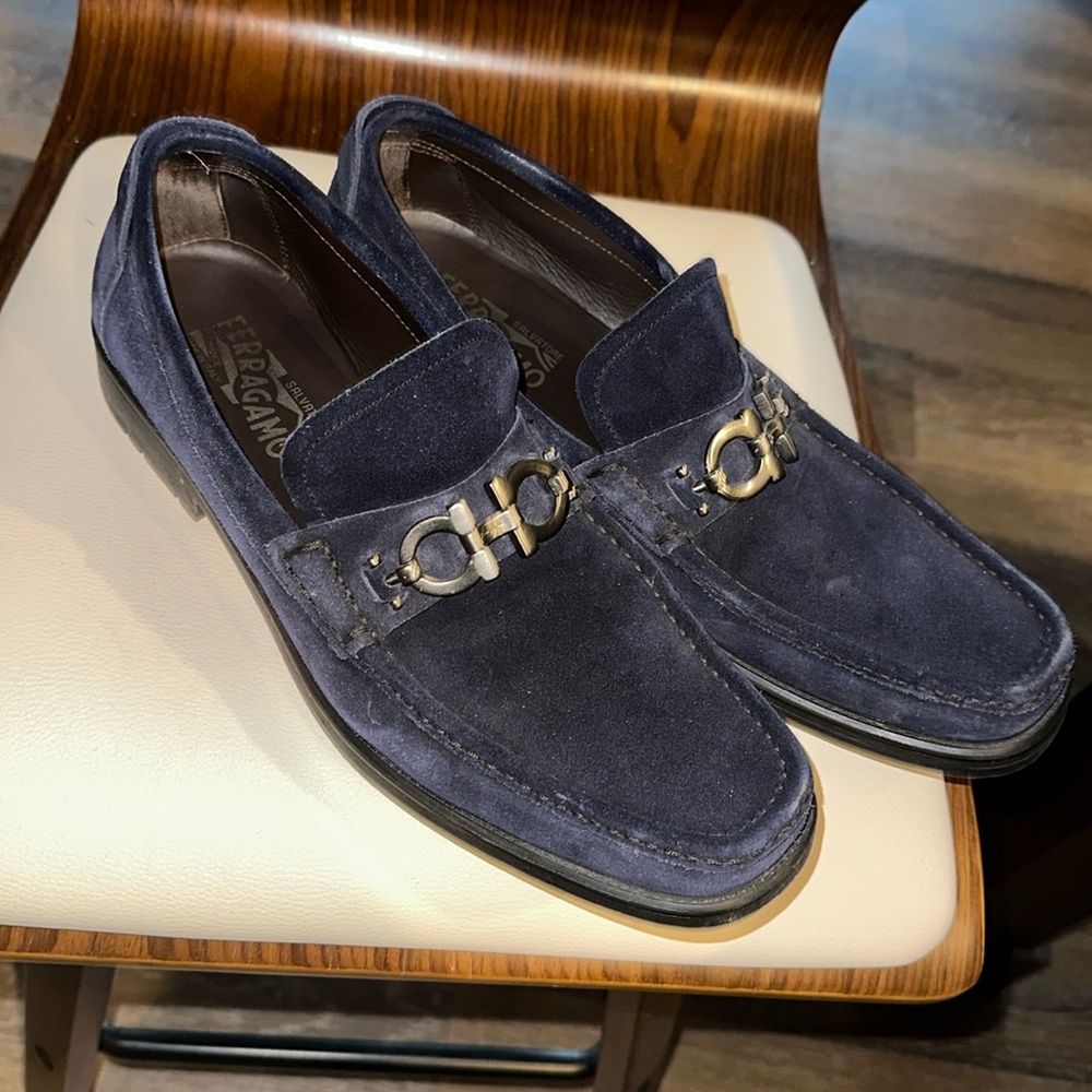 Ferragamo chunky bit loafers